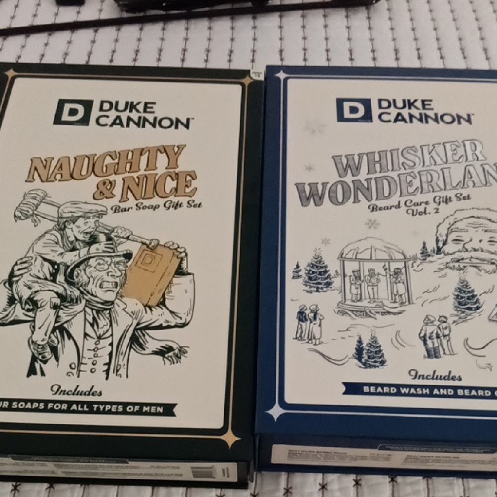 Duke Cannon Naughty & Nice Beard Soap Gift Set